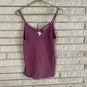 Mauve colored tank
